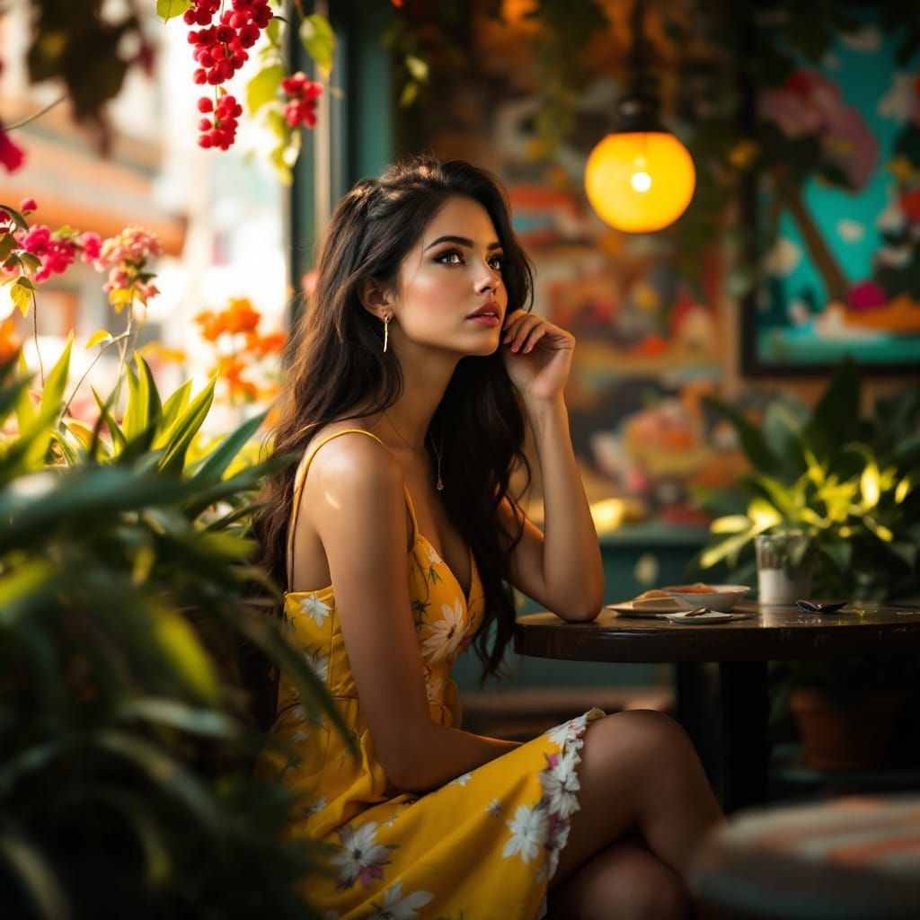 Celeb in a Coffee Shop Moment of Zen