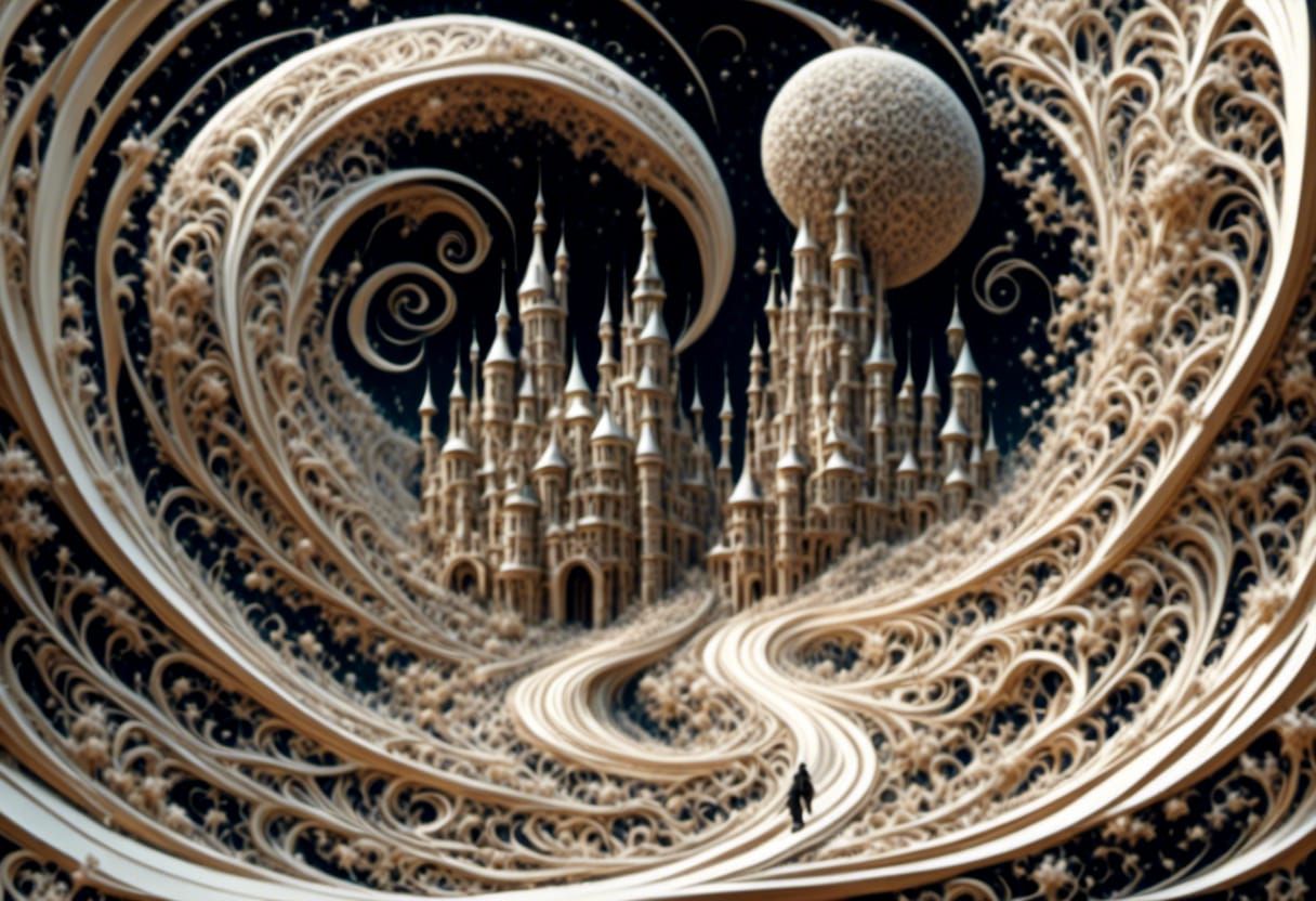 <lora:Surreal eye:1.0> <lora:Fractalize:1.0> Healing Haven's...