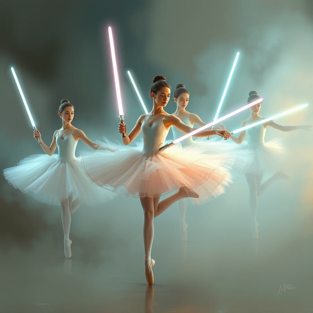 Lightsaber ballet