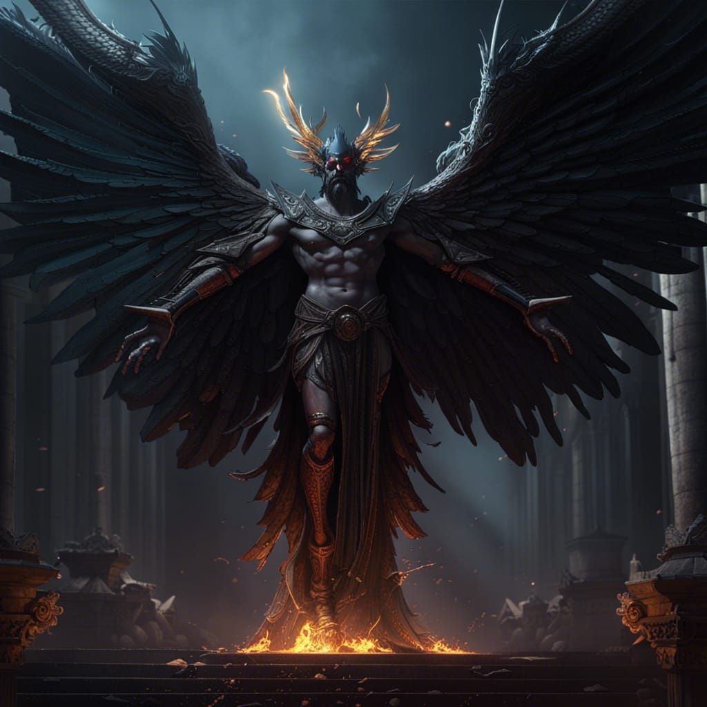 God of the Underworld Soars in Dark Fantasy Masterpiece