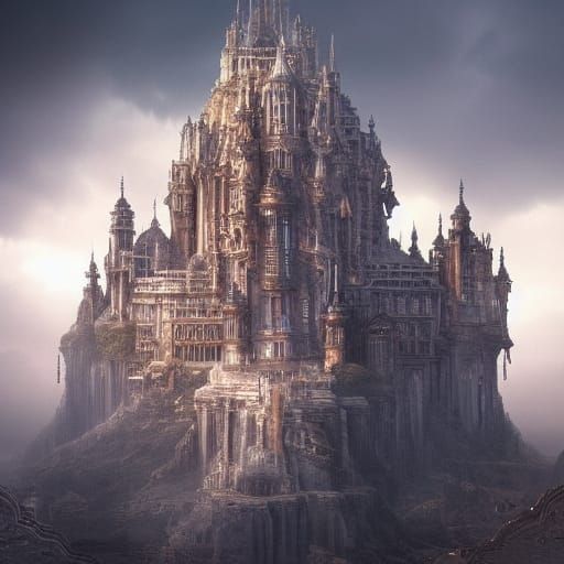 Epic Cinematic Crystal in Dramatic Digital Art