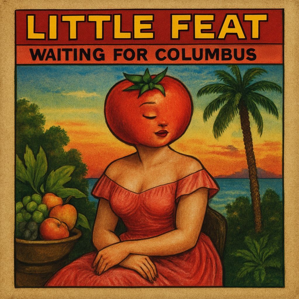 Tomato Seller Awaiting Columbus: Classical Painting