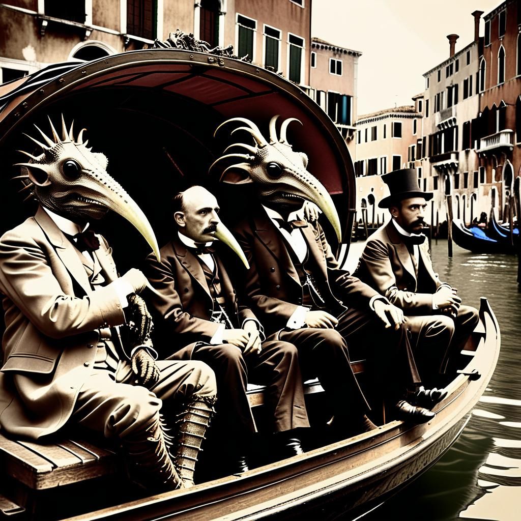 Lovecraftian Horror in a Venice Gondola: A Dark Fantasy Mast...