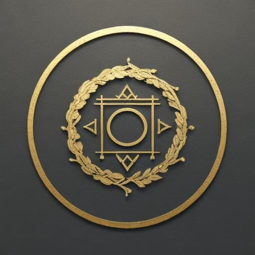 Symbol of Resilience: Anime-Inspired Stoic Zen Logo