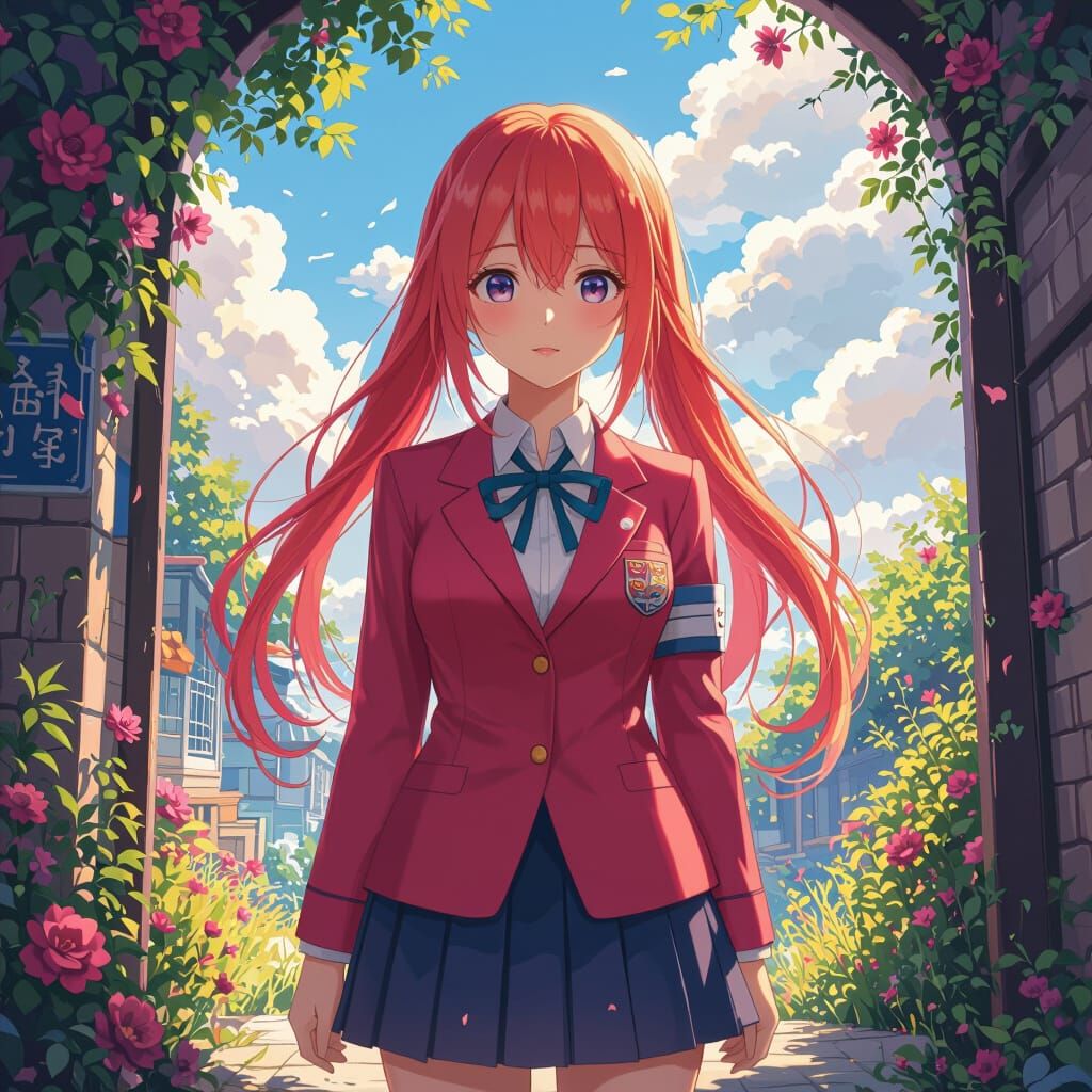 Miku Nakano in Dreamy Fantasy Landscape