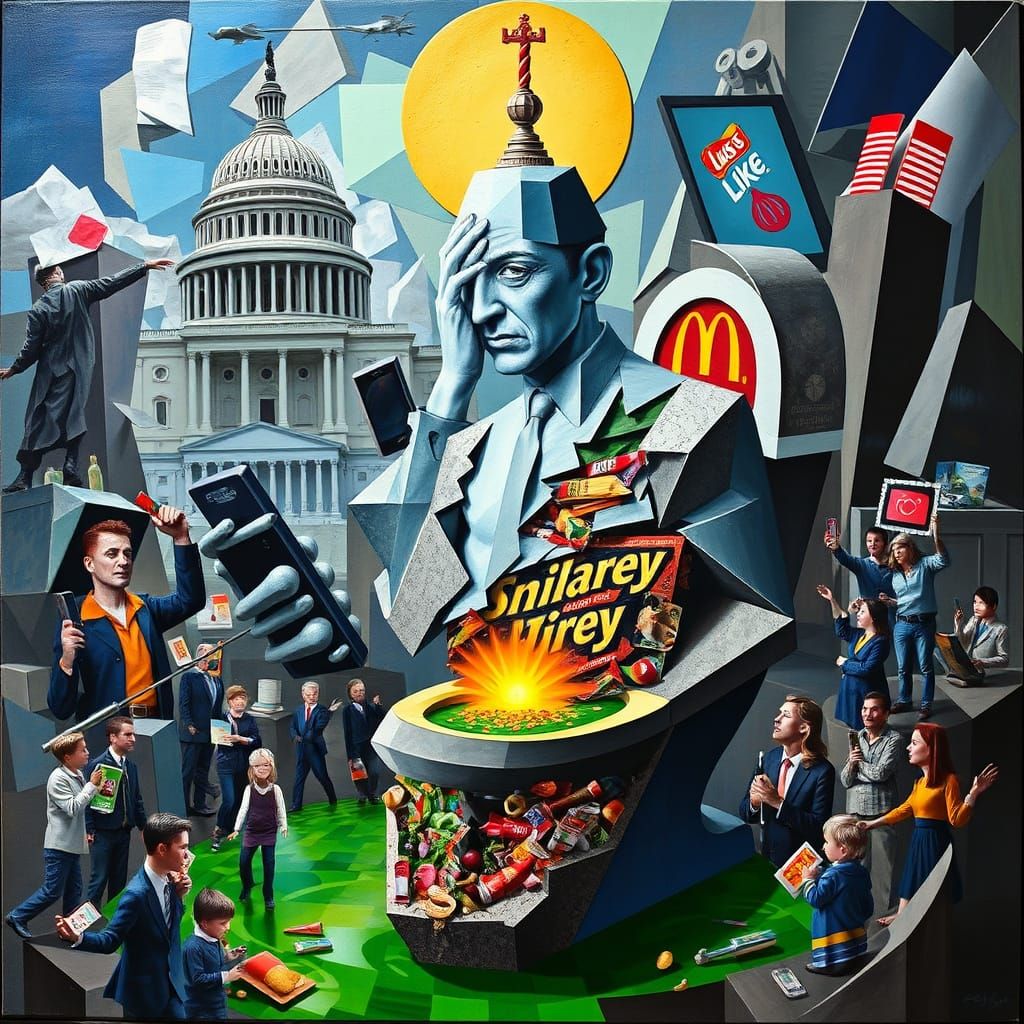 Cubist Dystopia: Picasso's Satire of a Post-Literate Future