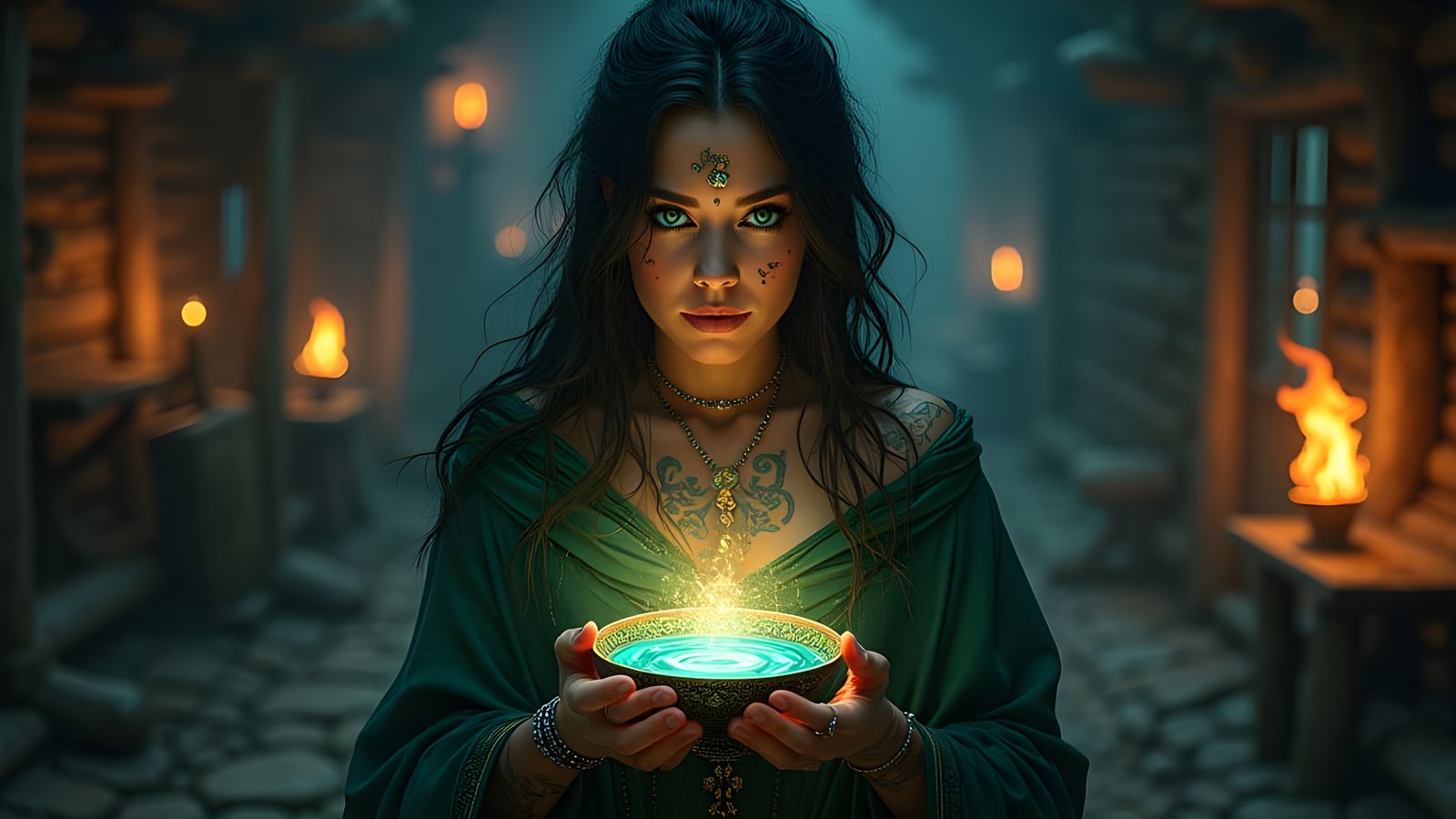 Norse Sorceress Unleashes Ancient Magic