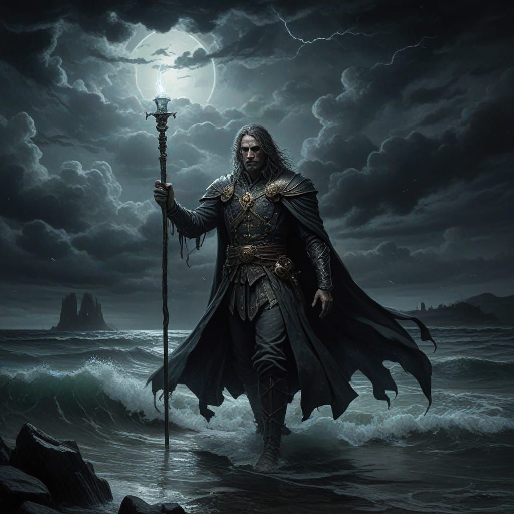 Supernatural Prince Commands the Ocean's Fury