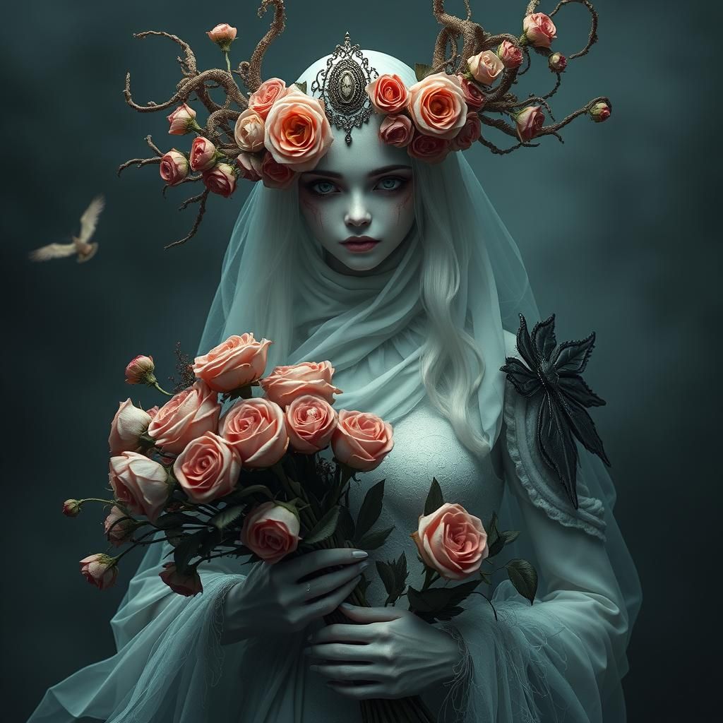 Surreal Ethereal Ghostly Beauty in Ominous Fantasy Art