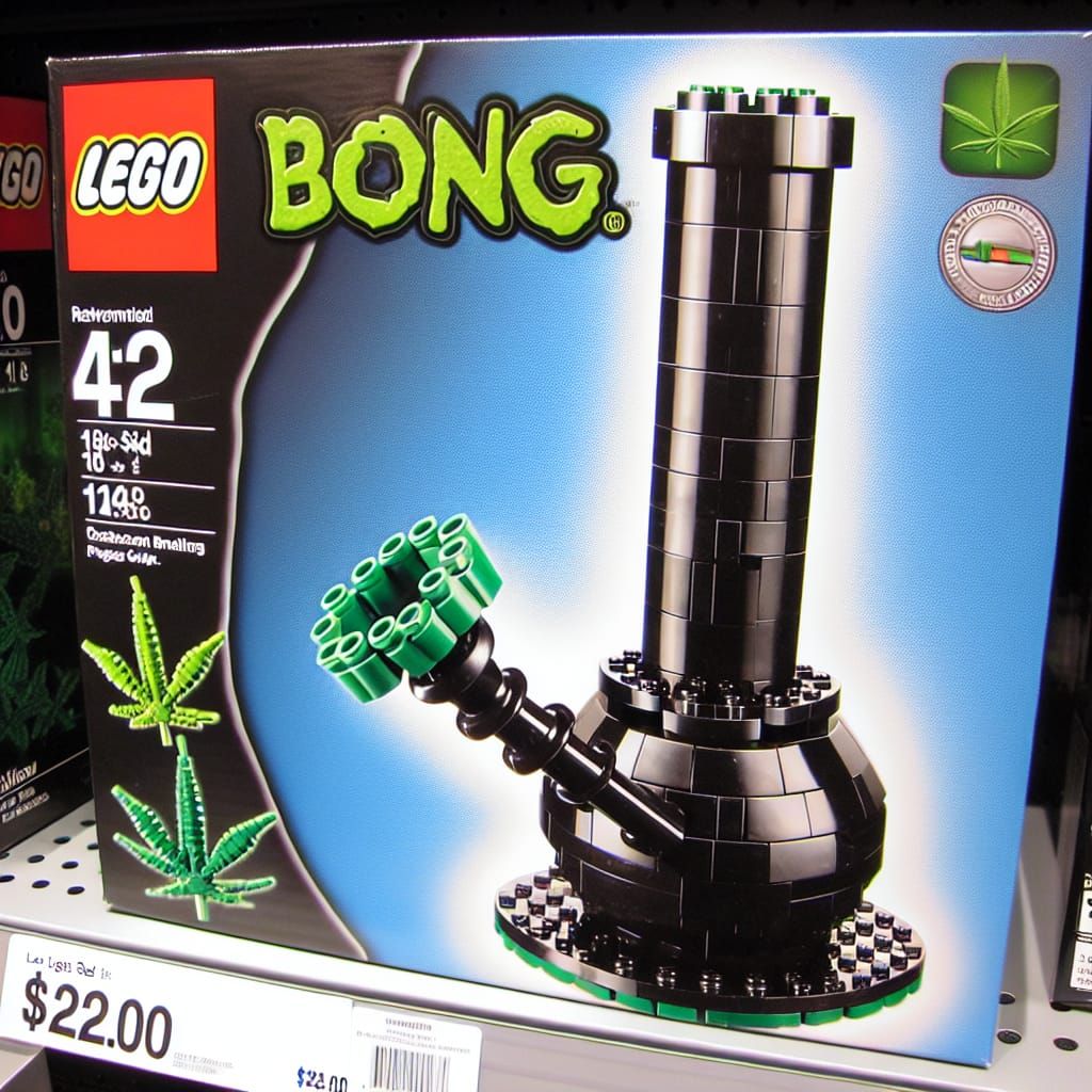 Lego Bong Toy in Original Packaging, Adult Collectible