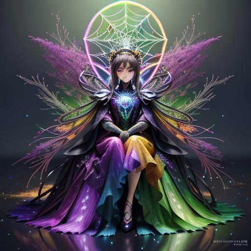 Spectacular Anime Art of Interstellar Spider Queen