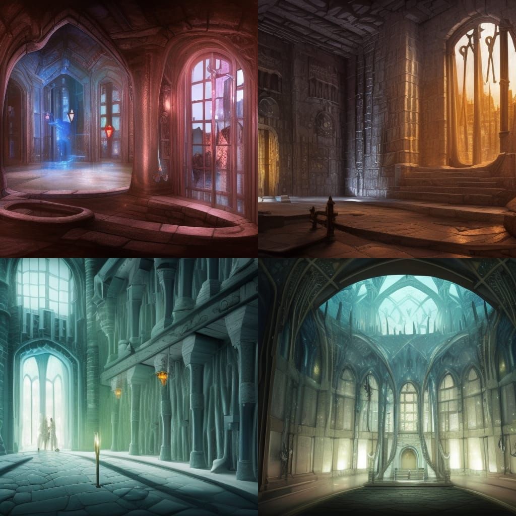 Ethereal Fantasy Prison Cell Shines with Glass and Ice