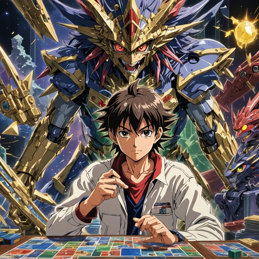 Makoto Shinkai's Anime Cyberpunk Yu-Gi-Oh Key Visual