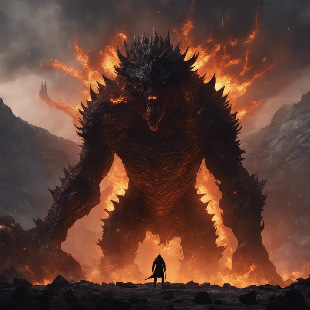 Epic Fantasy World of Fire: Shadow Creatures Unleashed