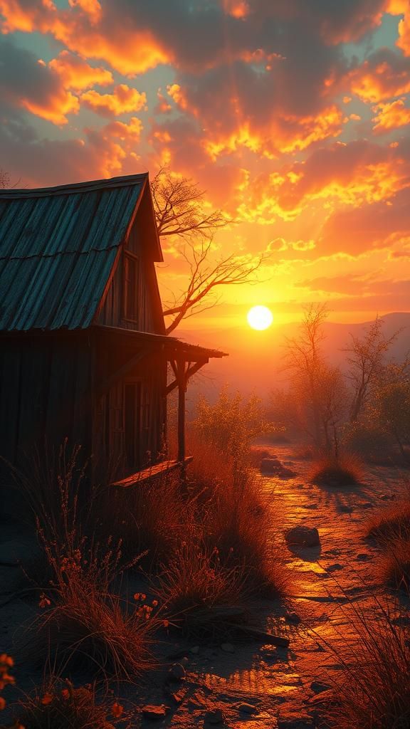 Ethereal Sunset Abode