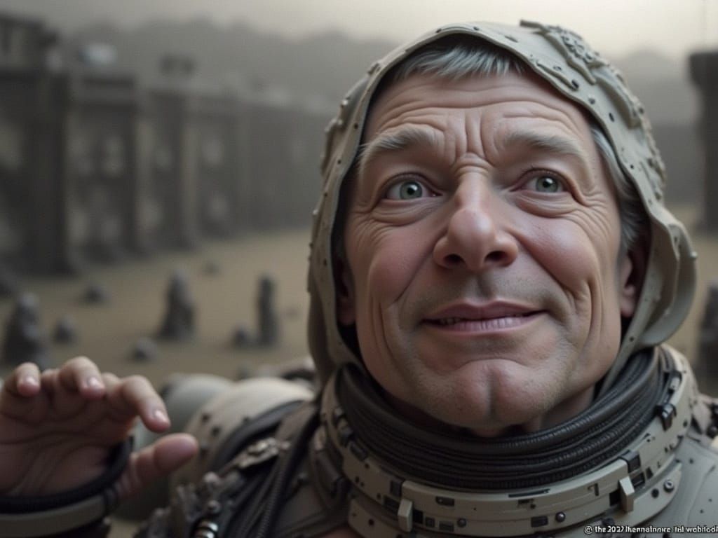 Cybernetic Man Contemplates the Fate of the World