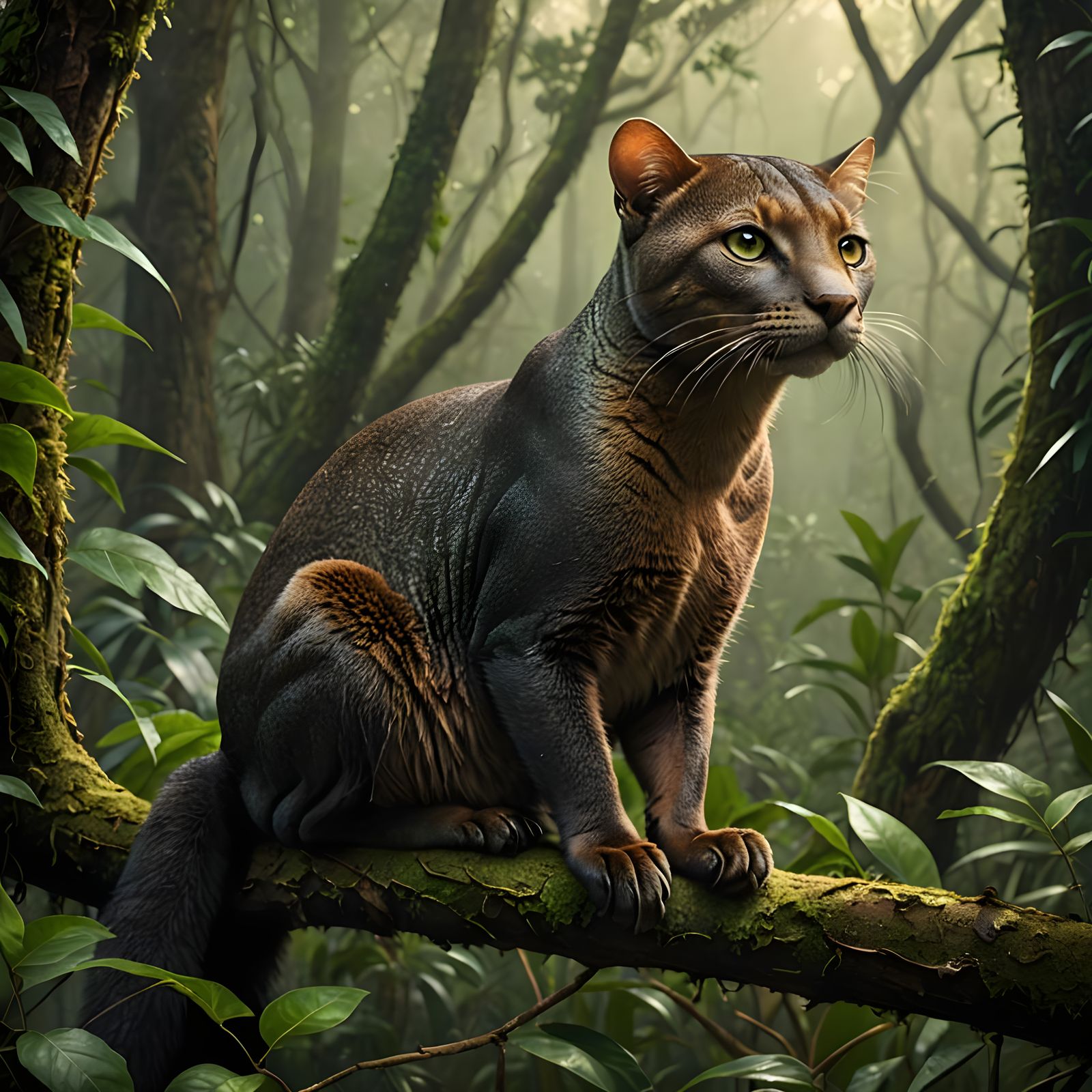 Wildcat of the Americas: Jaguarundi Portrait