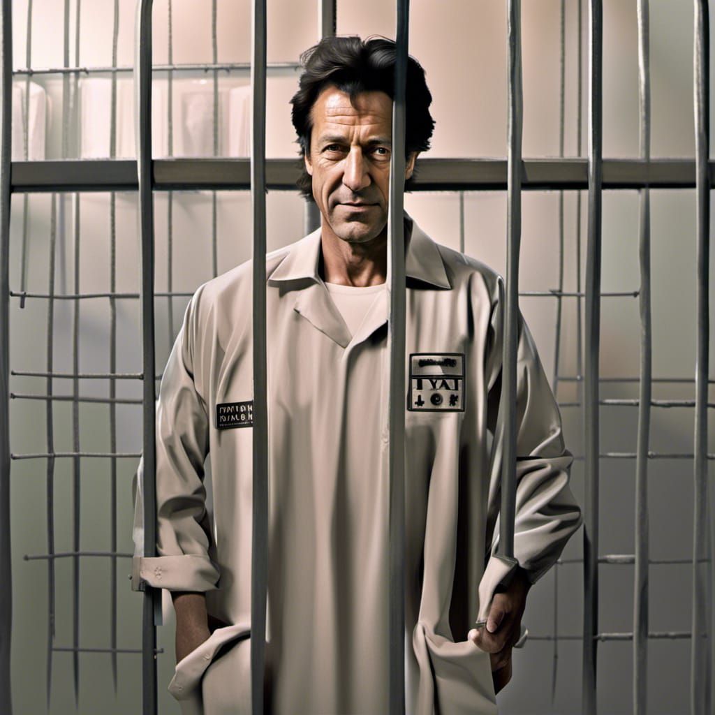 Former Pakistani Leader Imran Khan in Prison Cell