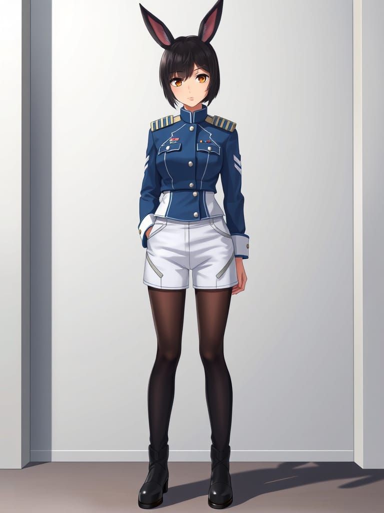Hyper Realistic Kemonomimi Space Force Officer