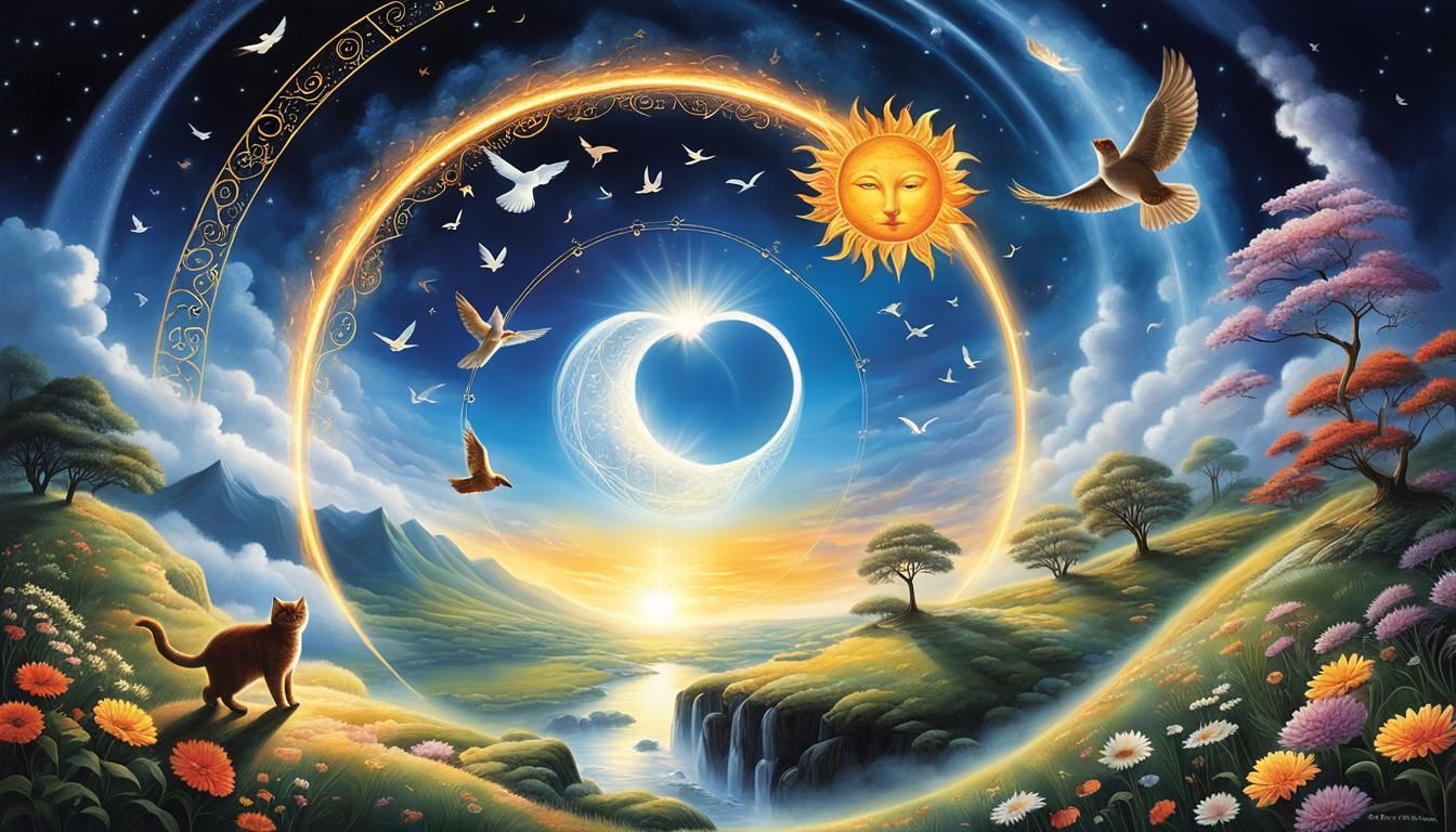 Divine Hearts Open to Love: A Magical Journey Through the Ci...