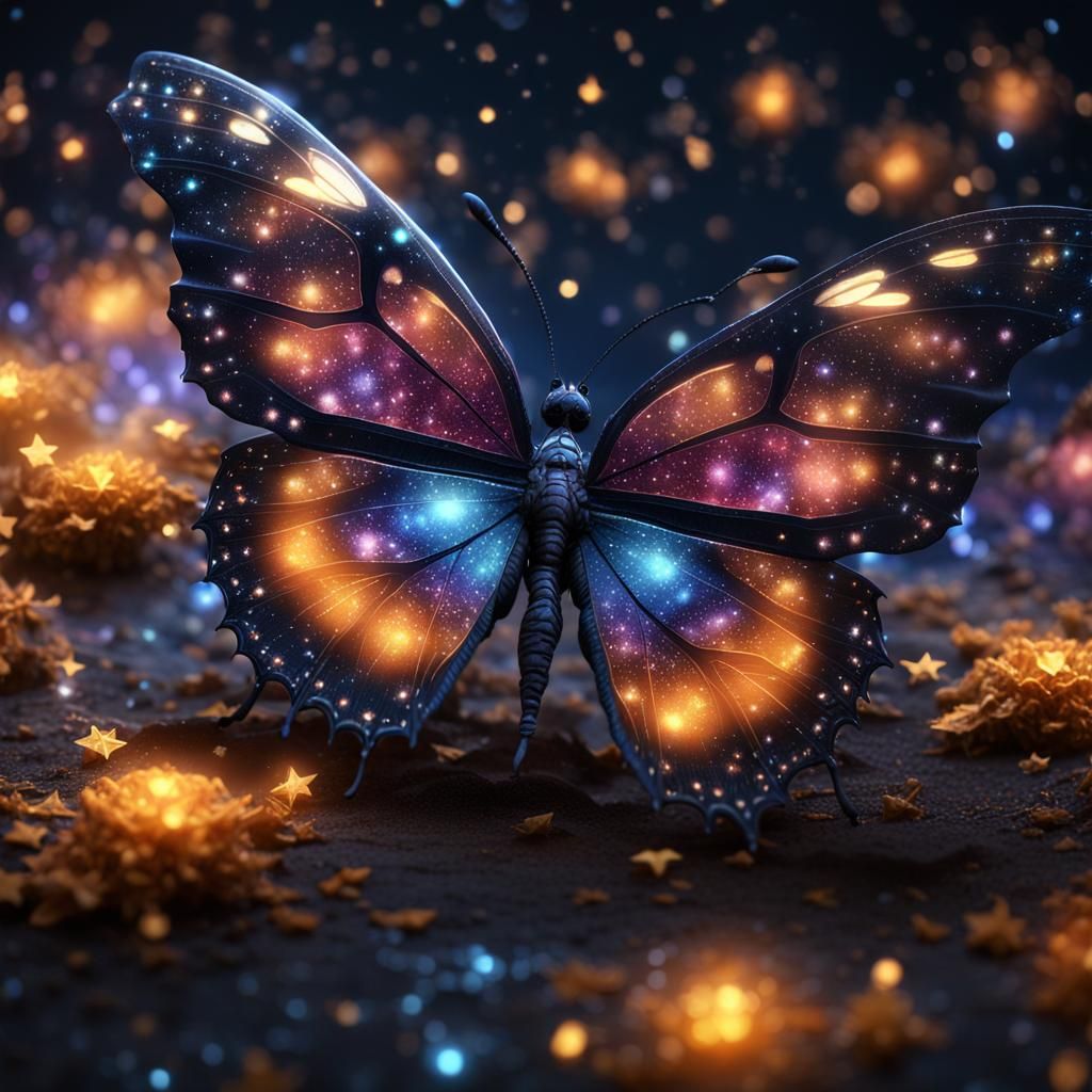 Beautiful realistic butterfly
