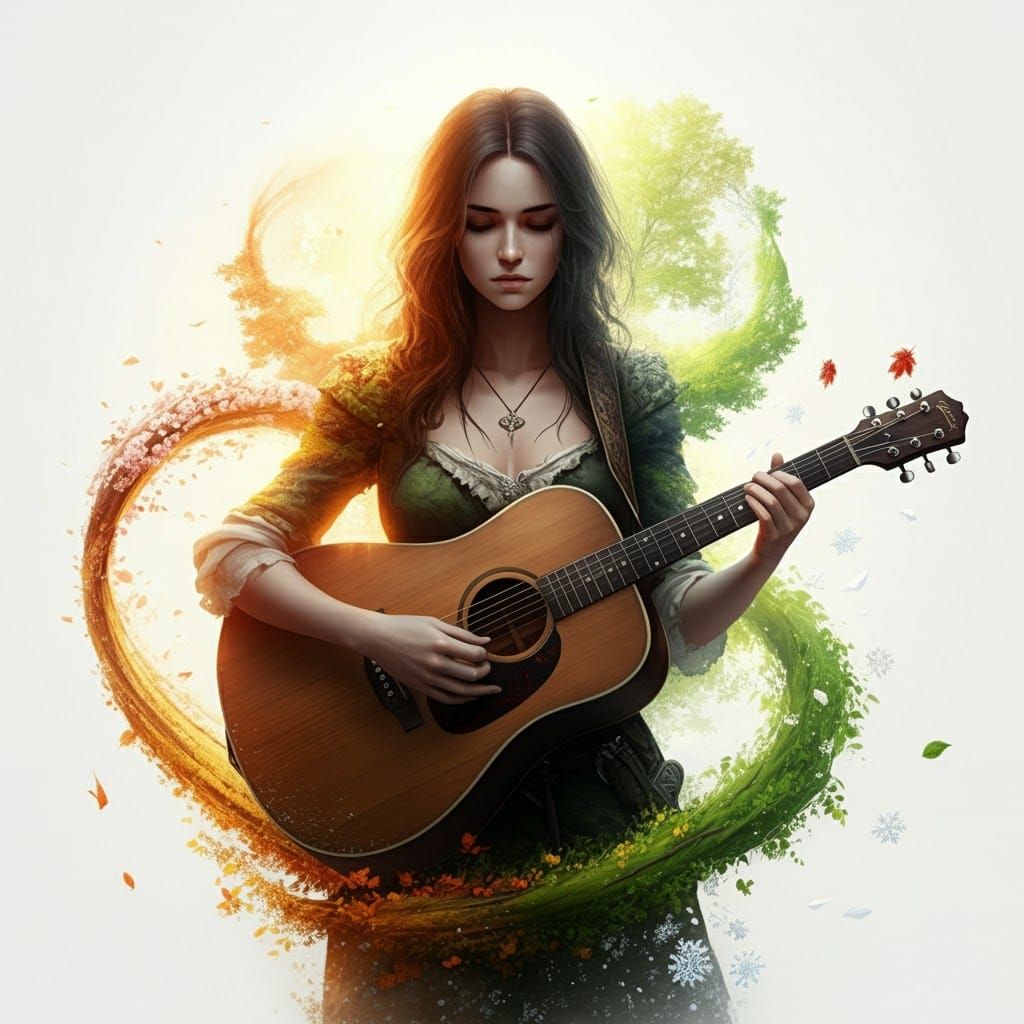 Mystical Bard in Whirling Seasons