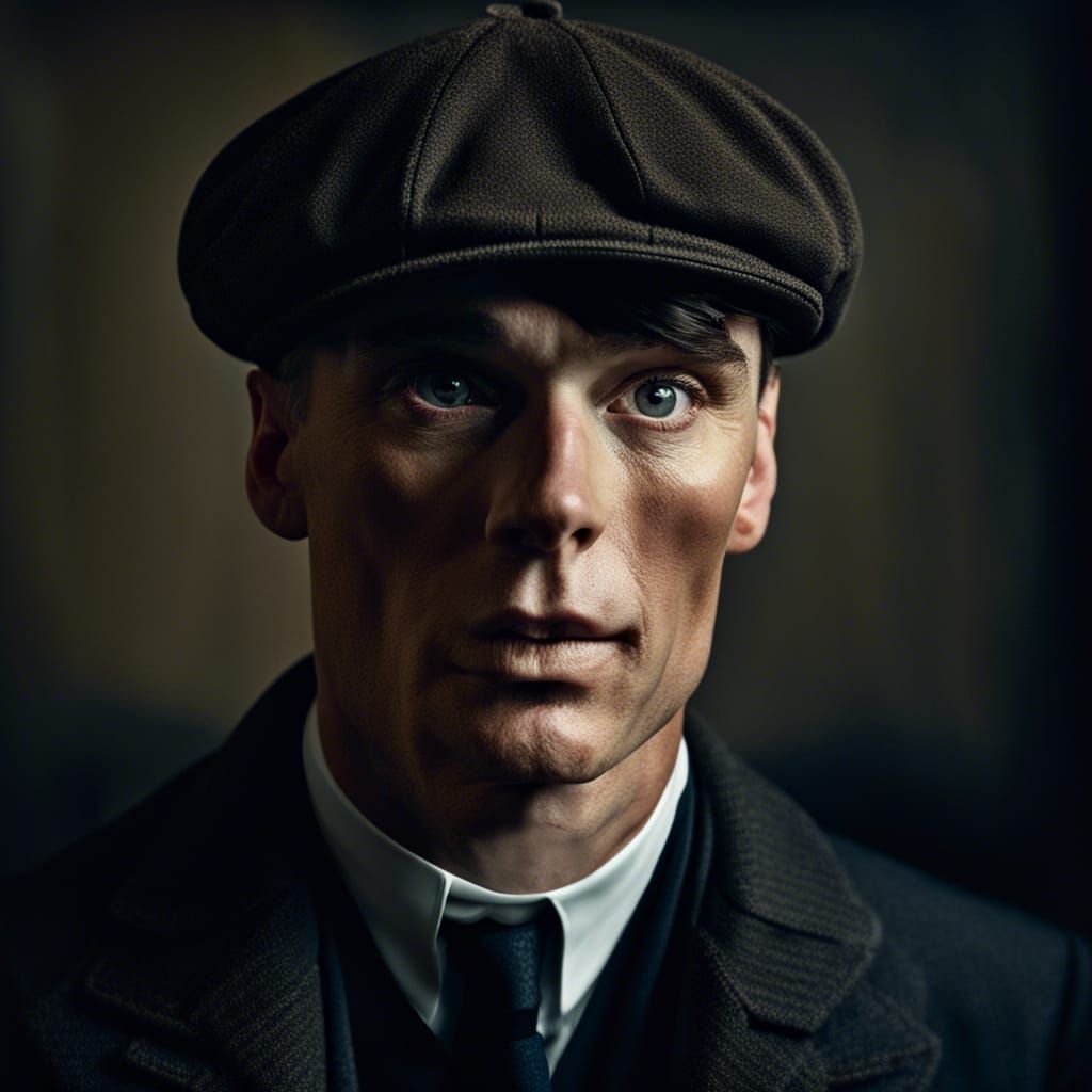 Cillian Murphy as Thomas Shelby in Portraits of Elegance