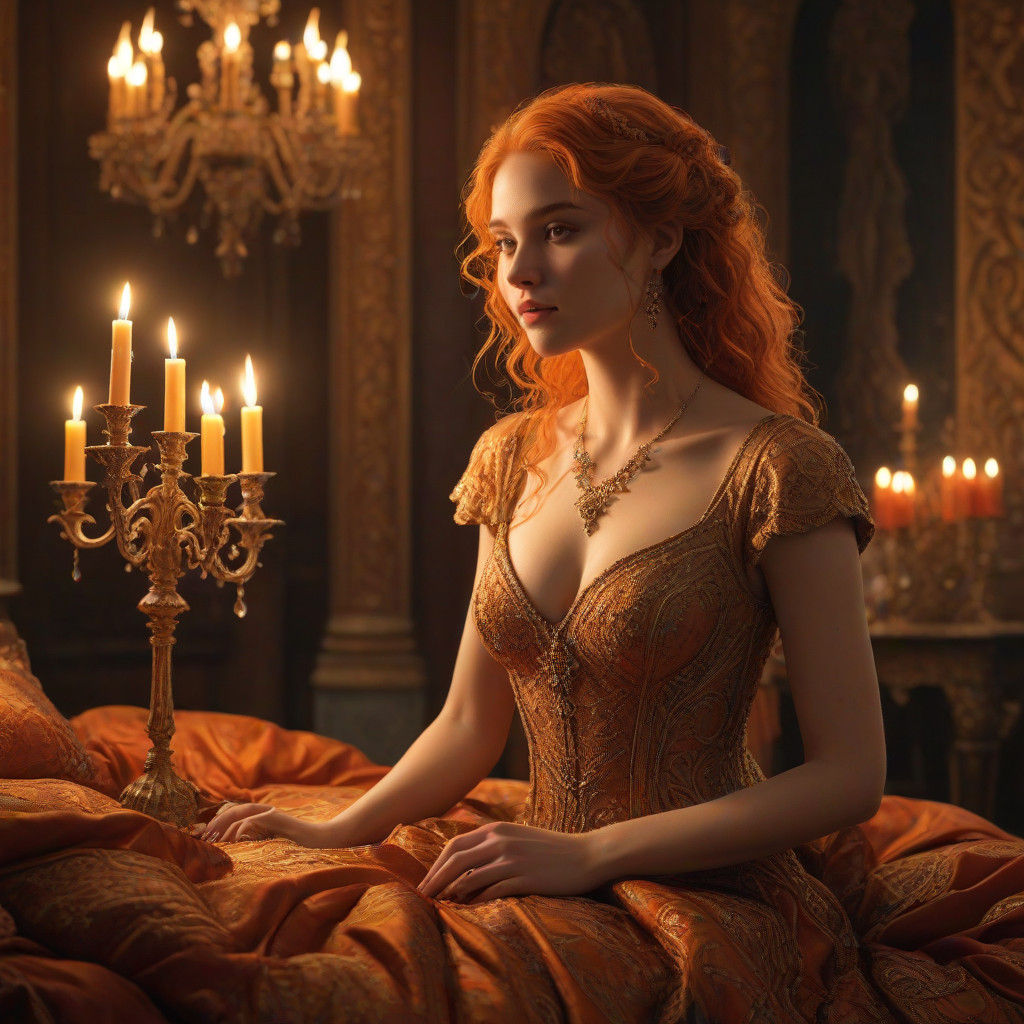 Ethereal Beauty in Warm Golden Light