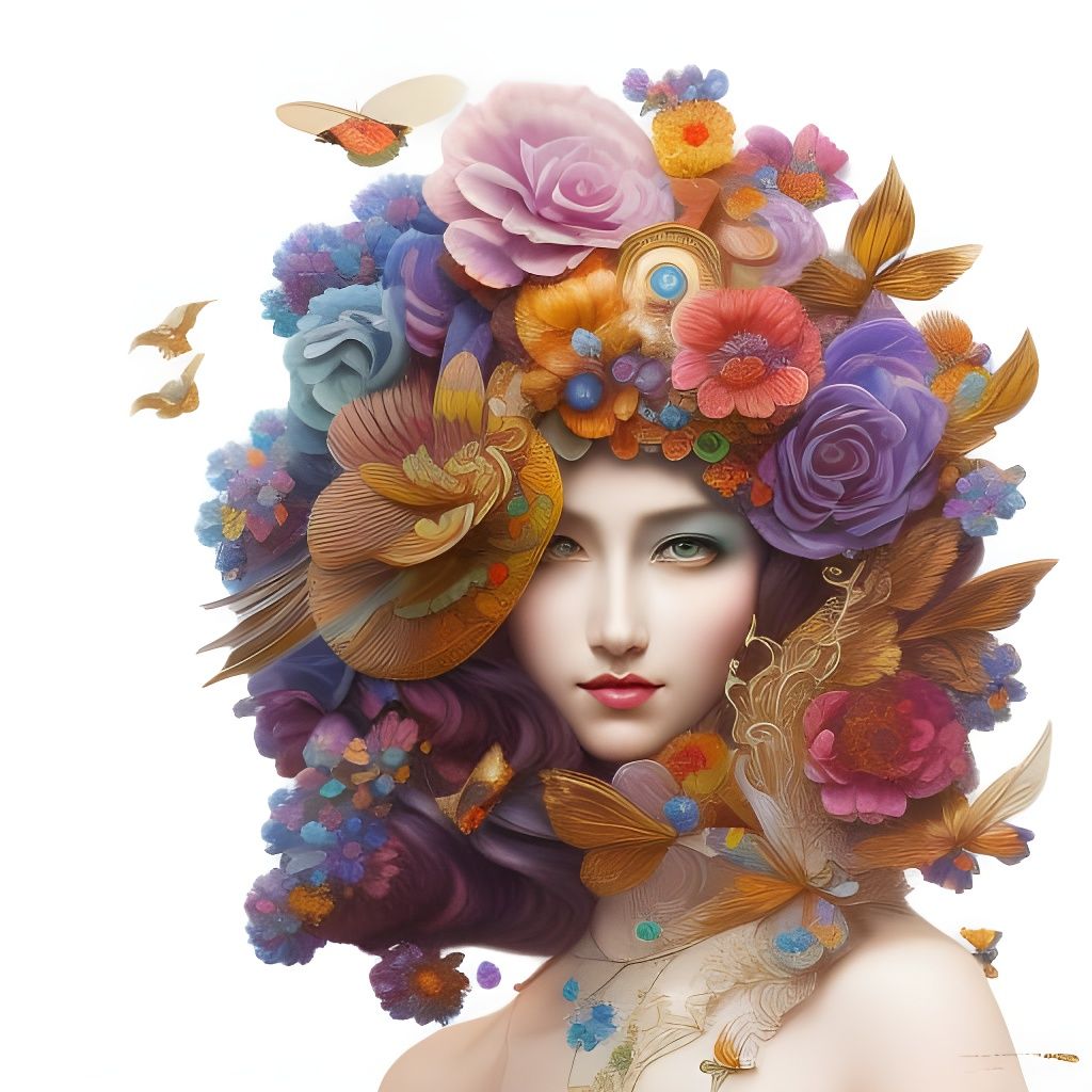 Goddess in Opulent Splendor