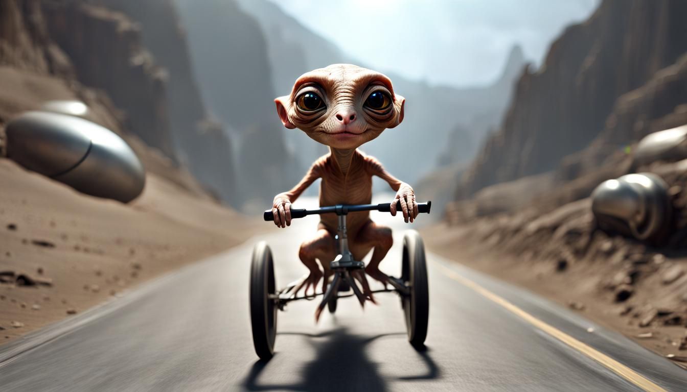 Ethereal Alien Beings in Hyper Realistic Dramatic Settings