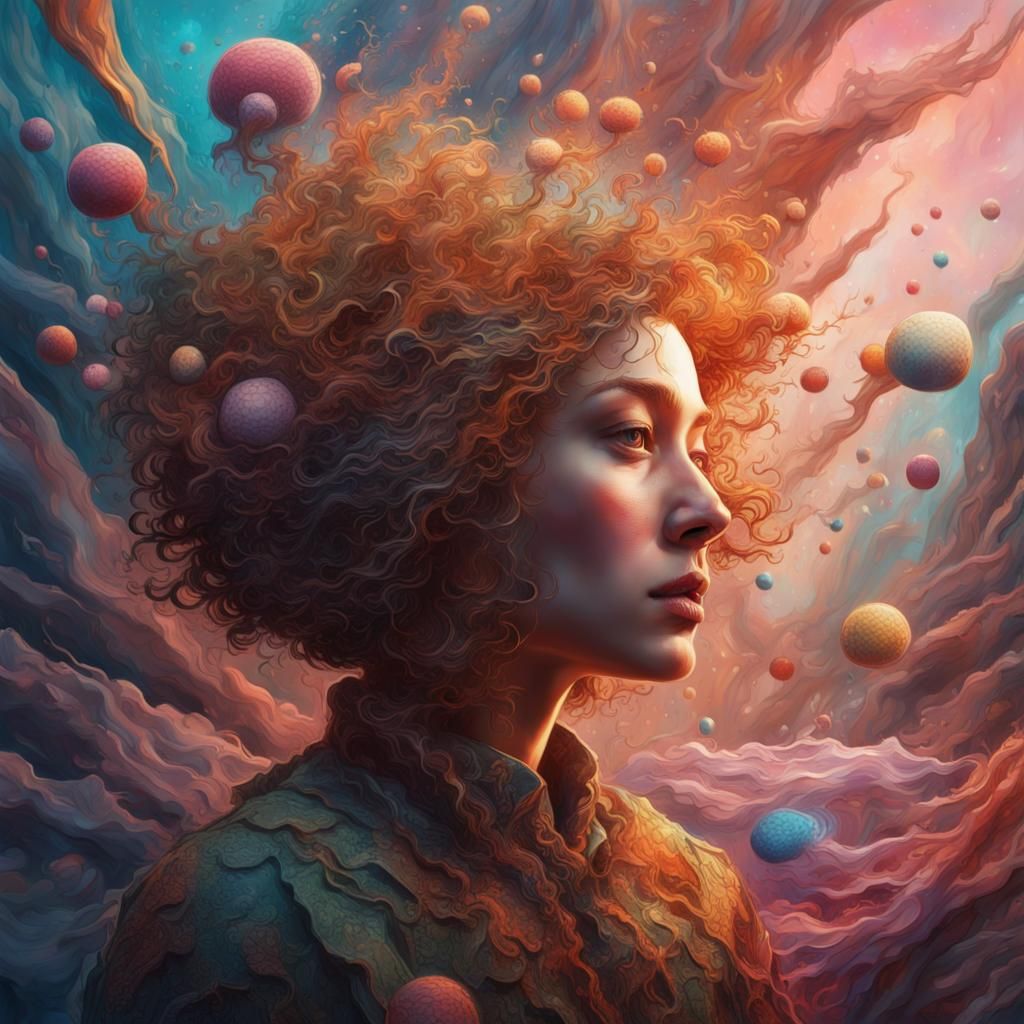 Surreal Landscape of Whispers and Wonders