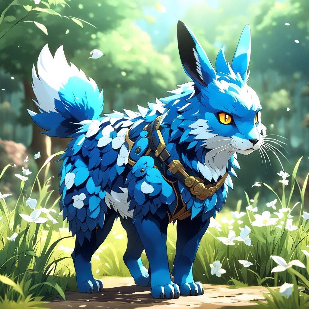 Vibrant Anime Creatures in 8K Resolution