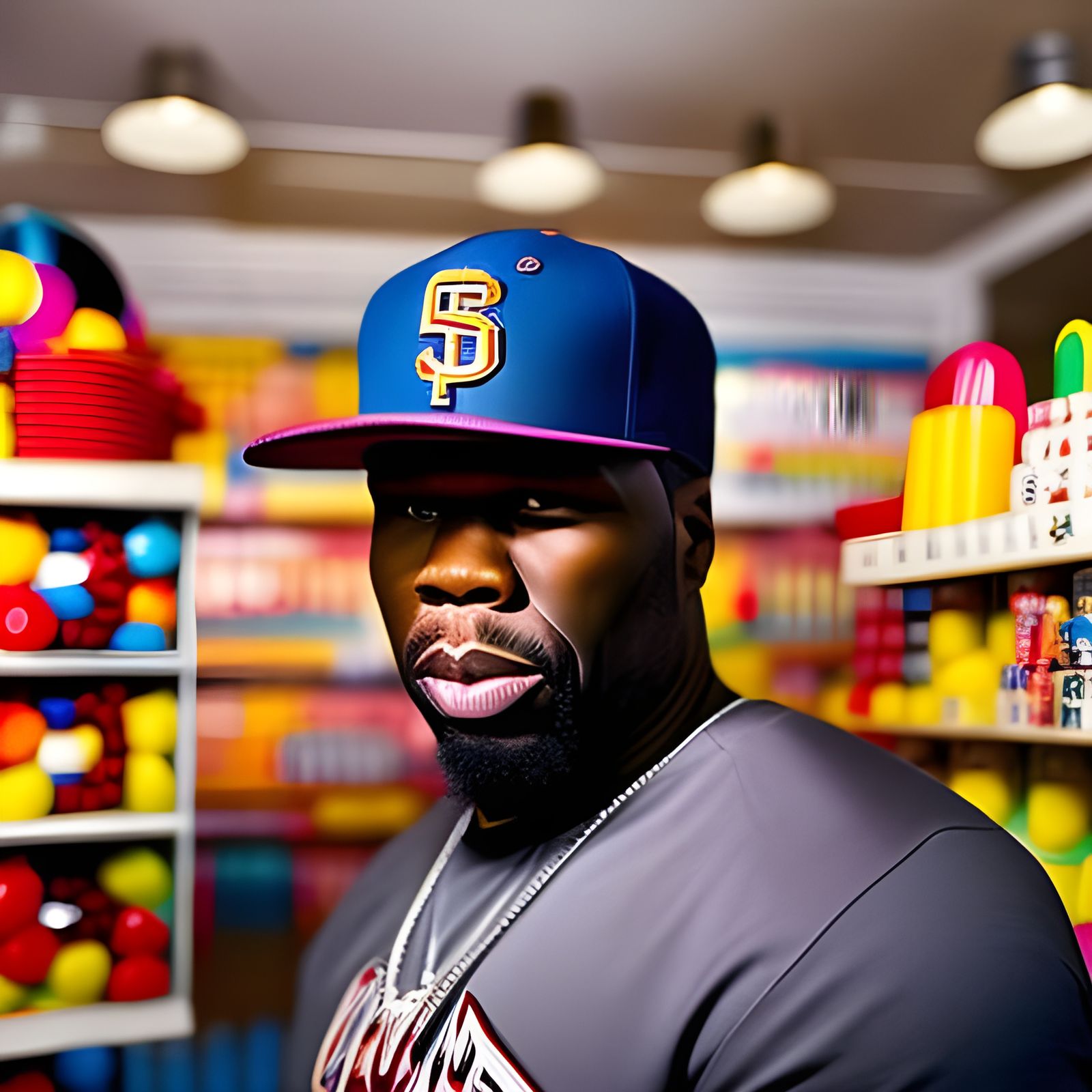 candy shop owner 50 Cent