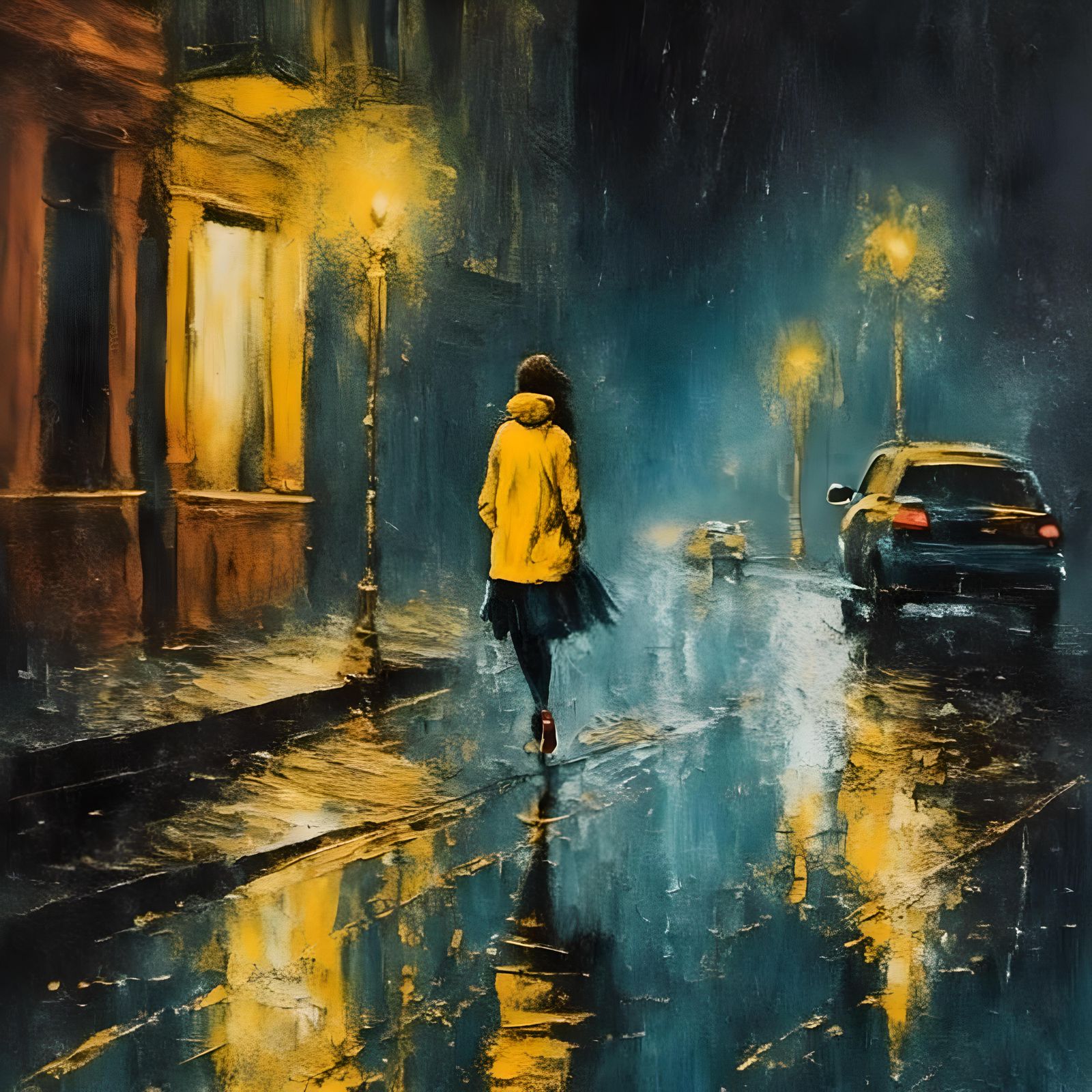 A Modern Woman Walking to Her Car