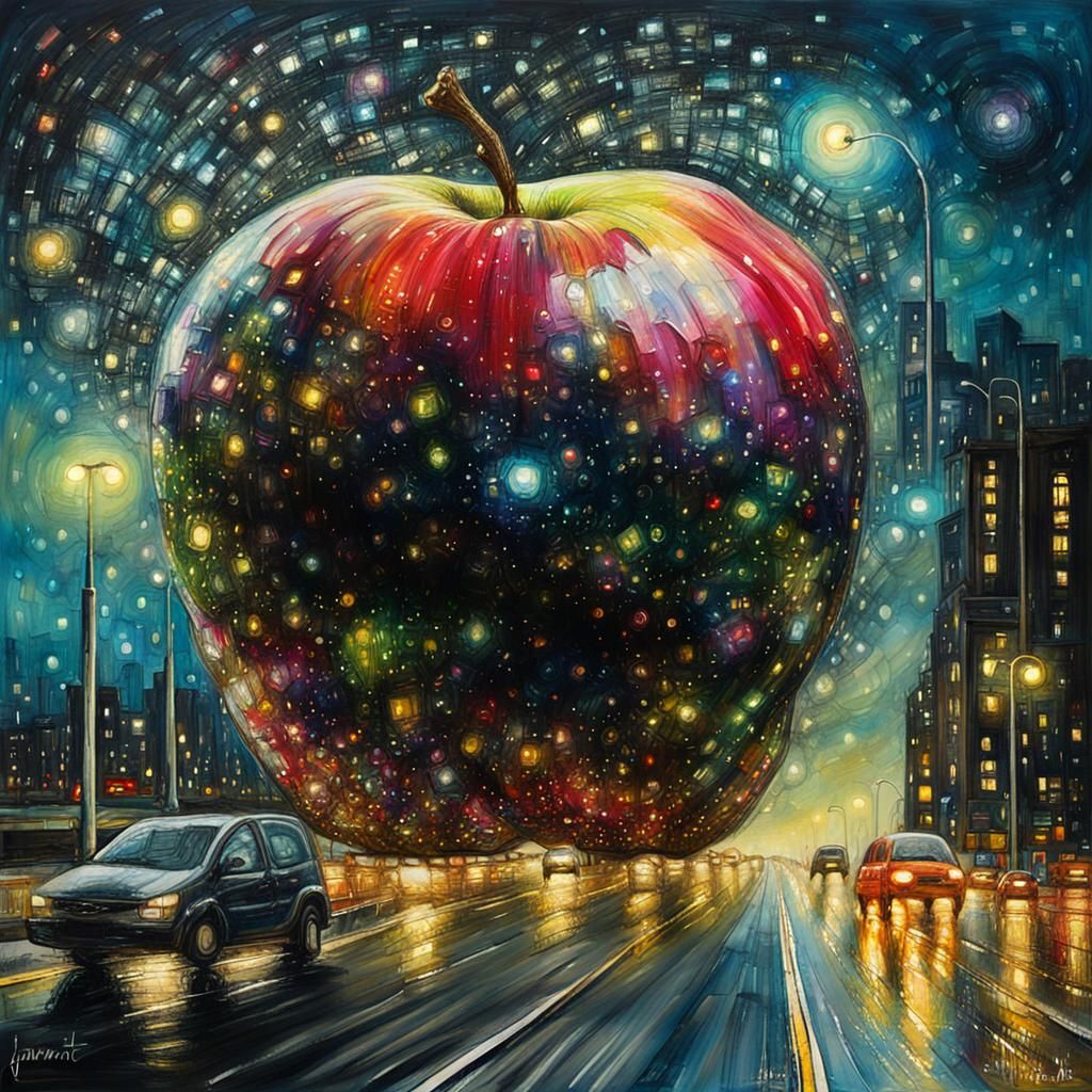 Ethereal Traffic Dreamscapes in Whistler's Style