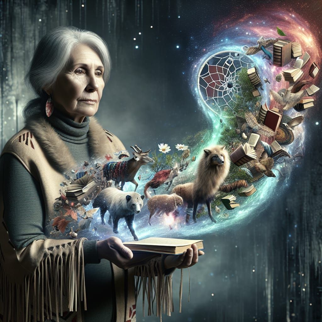 Native American Wisdom Unfolds in Stunning Digital Art