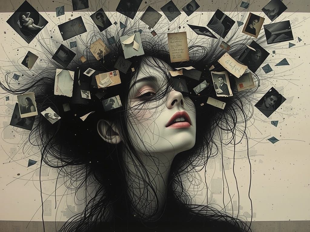 Ethereal Memories in Ink Whispers