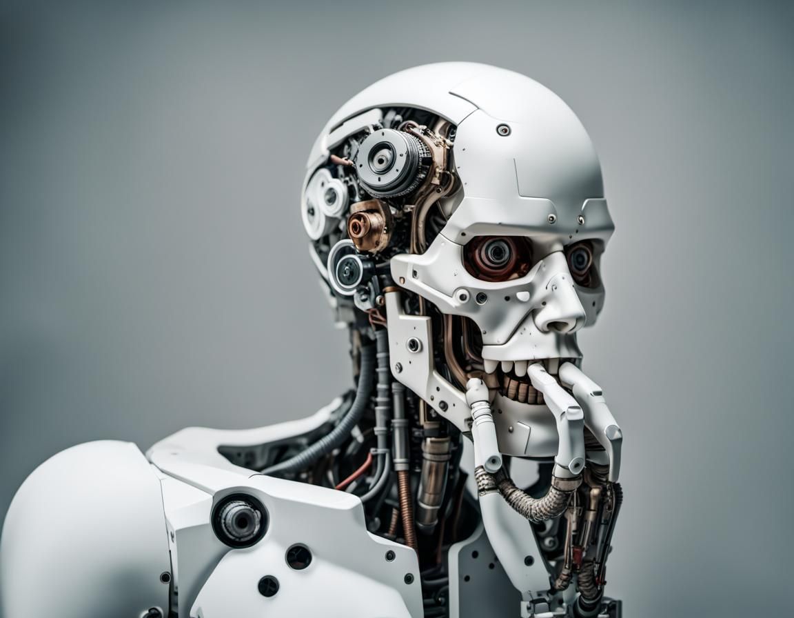 Cyborg Head in Precision Mechanism