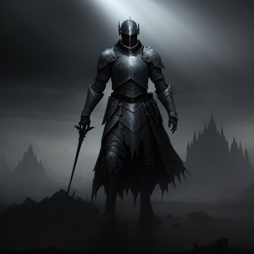 Ethereal Knight in Tarnished Armor