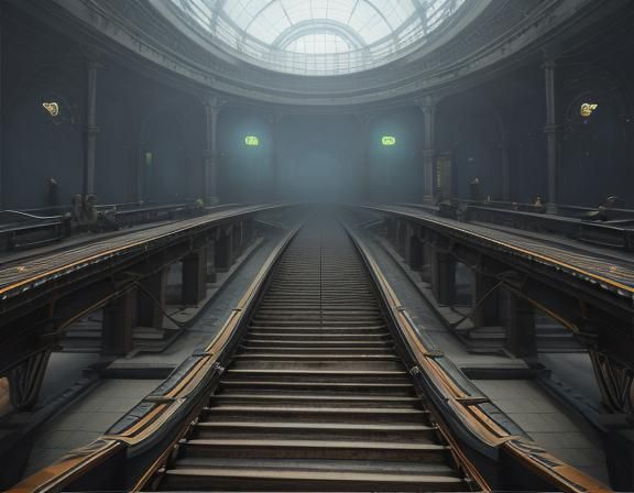 Ethereal Portrait in Detailed Matte Painting