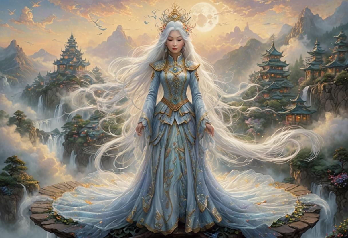 Goddess of the Light in Ethereal Fantasy