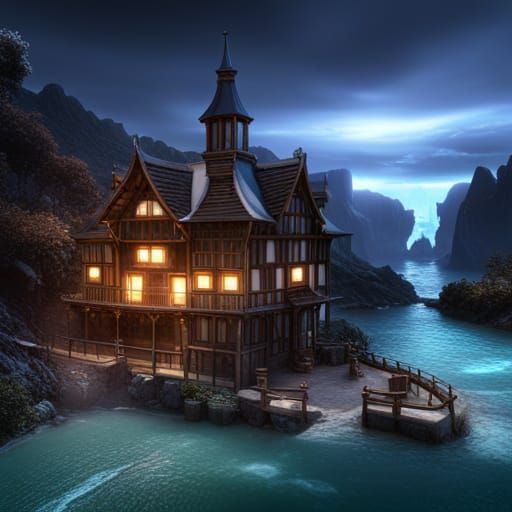 Epic Fantasy Realm in Stunning 8K Resolution