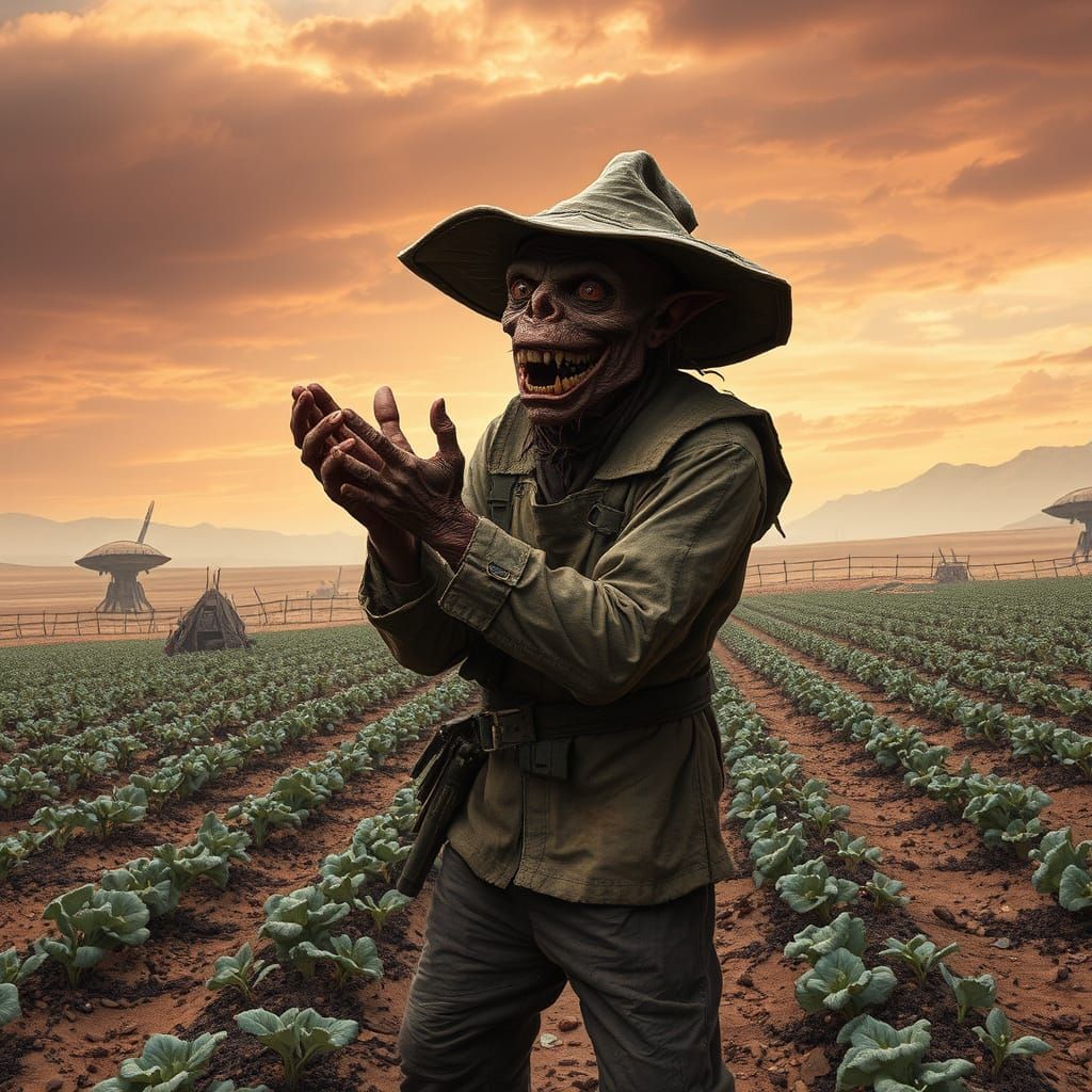 Post-Quarantine Taris Landscape with Mutated Rakghoul Farmer