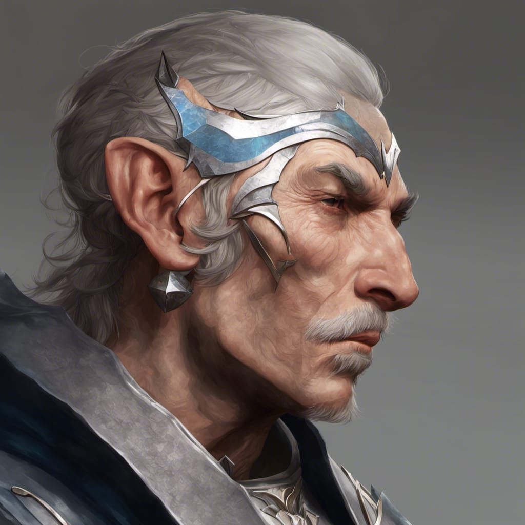 Ethereal Elf Sorcerer in Triadic Splendor