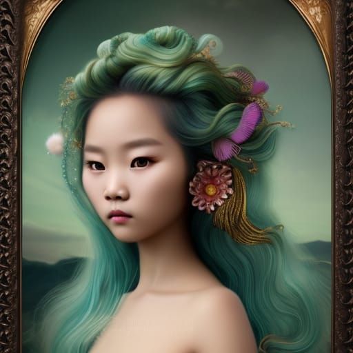 Stunning Hmong Girl in Dreamlike Beauty