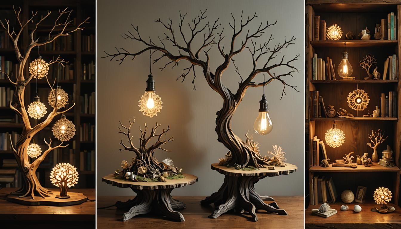 Magical Landscapes in Whimsical Lighting