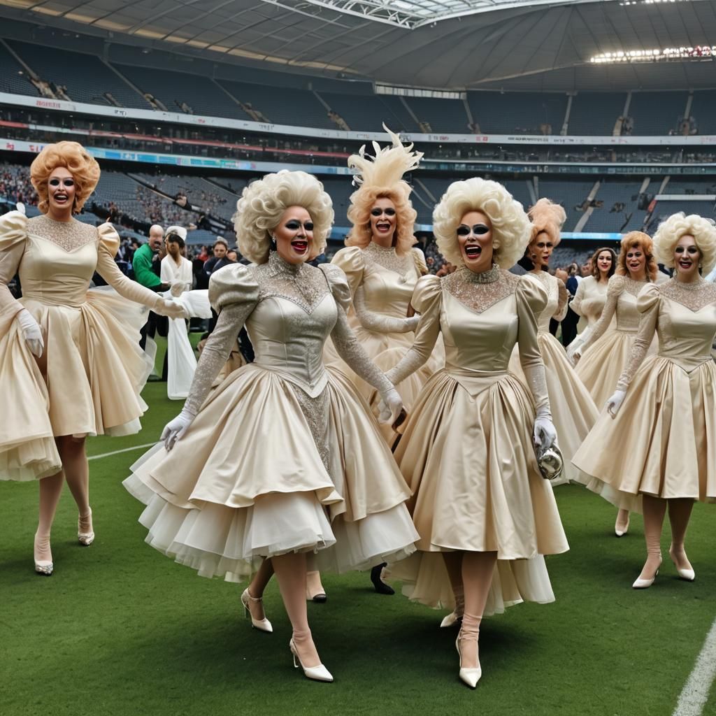 Drag Queens in Satin Wonderland