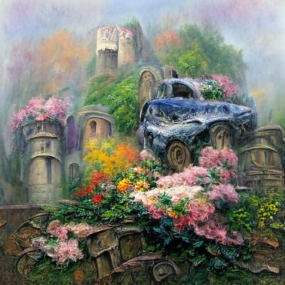 Mystical Castle in Bloom