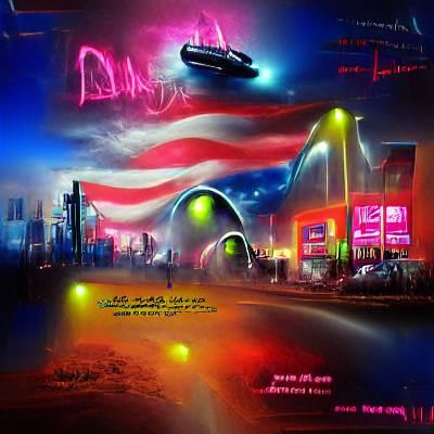 Retro-Futuristic Cityscape Glows with Neon Dreams