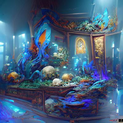 Cyberpunk Aquarium Realm
